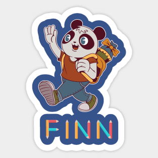 Entrusion Panda Finn Sticker